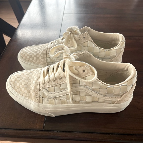 Checkered Vans - Cream - Picture 3 of 3